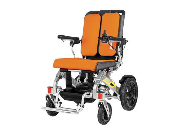 reinforced lightweight folding electric wheelchair ye100 1