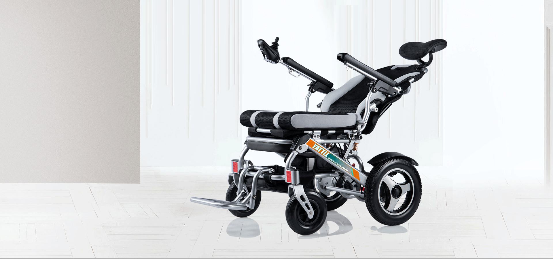 YATTLL YE245CR Elektrische Rollstuhl Liege Rollstuhl Display